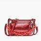 M2226CR Jessica Clear Crossbody w/ Chain: Orange