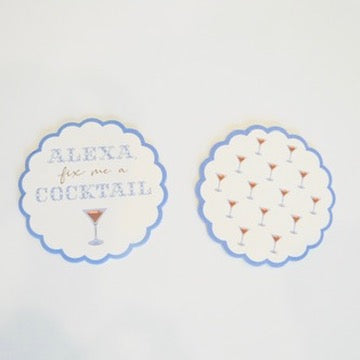 Cocktail First Paper Coaster