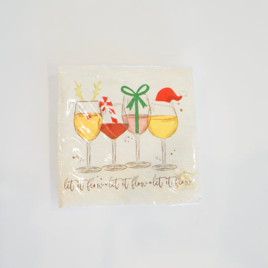 Let it Flow Cocktail Napkins