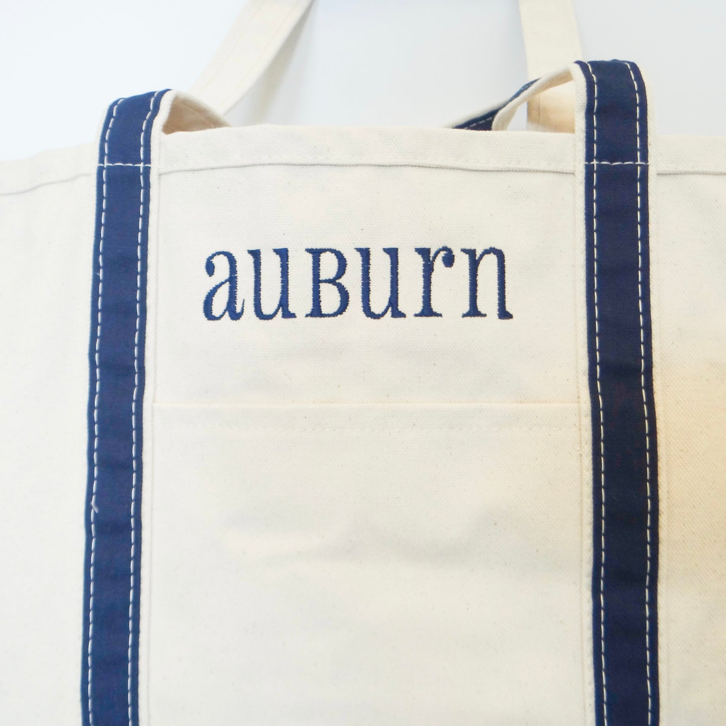 Classic Navy Boat Tote