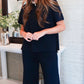 Navy Pants Set