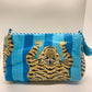 Tiger Tango Quilted Cosmetic Bag