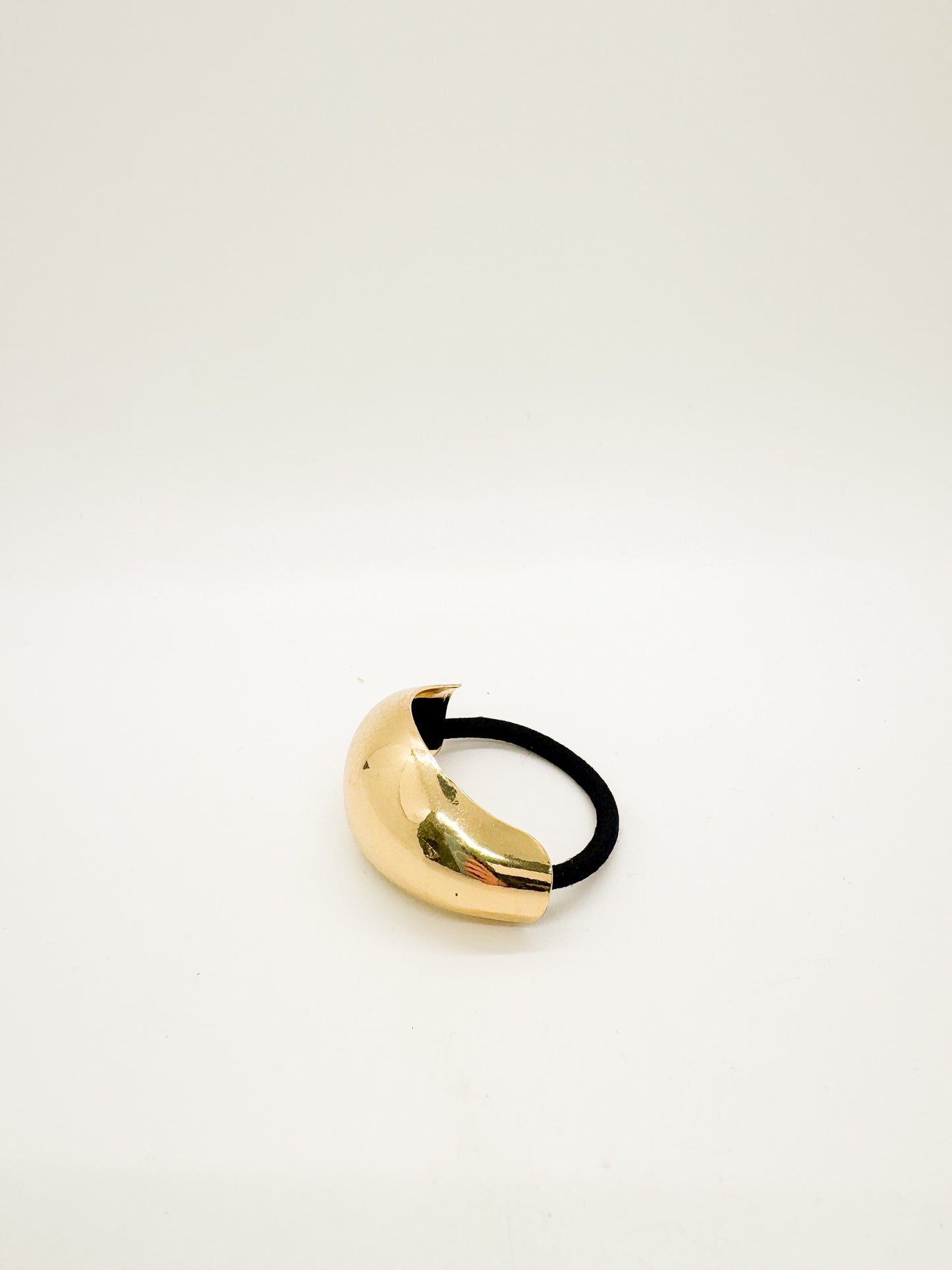 Gold Dome Ponytail Cuff