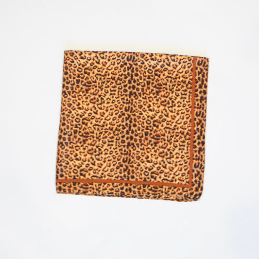 Leopard Silky Scarf