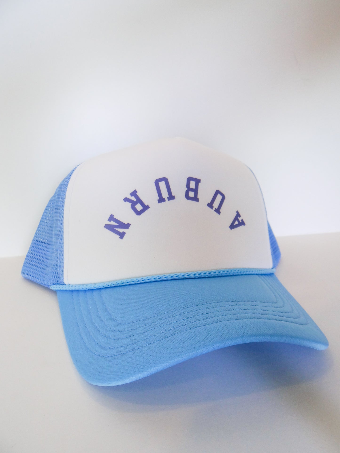 Upside Down Auburn Trucker Hat