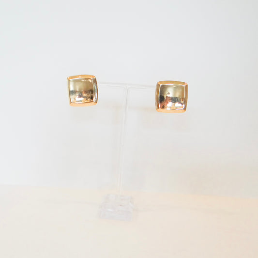 Square Gold Stud
