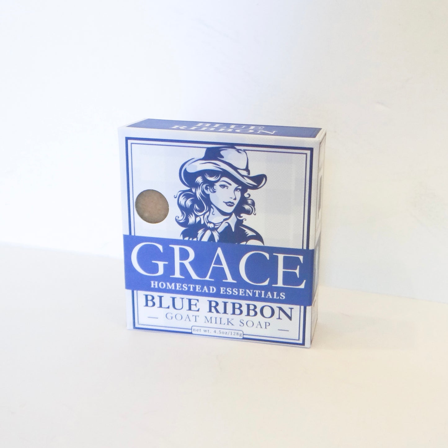 Grace Blue Ribbon Goat Milk Bar Soap