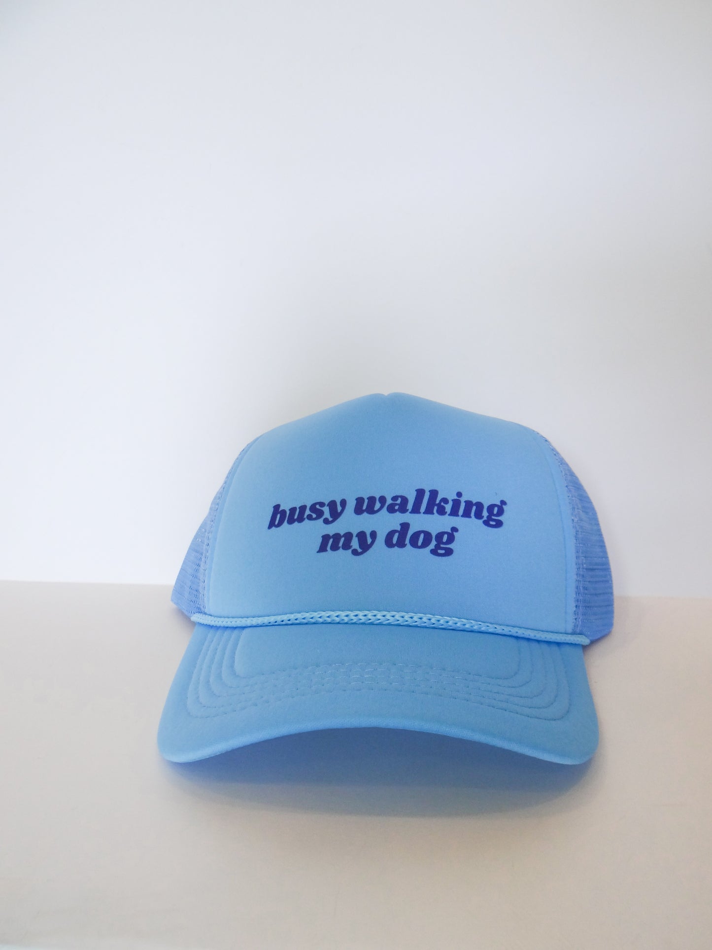 Busy Walking My Dog Trucker Hat