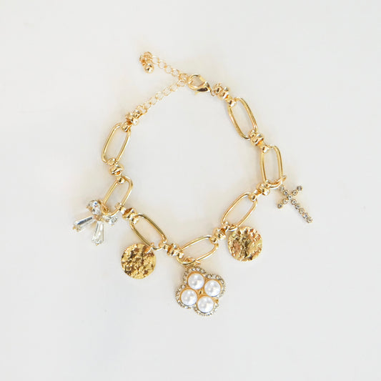 Gold Charm Bracelet