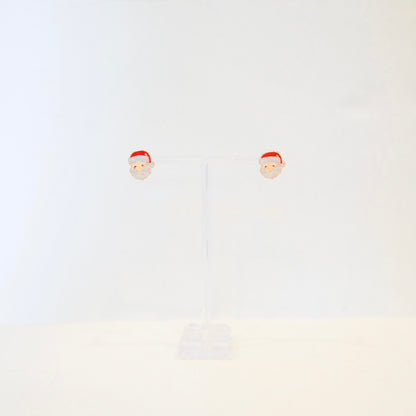 Christmas Santa Face Earrings