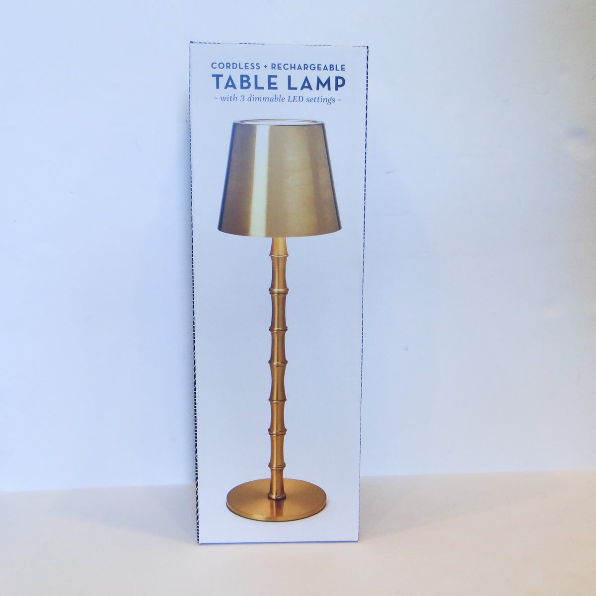 Gold Bamboo LED Cordless Lamp