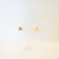 Hammered Heart Studs