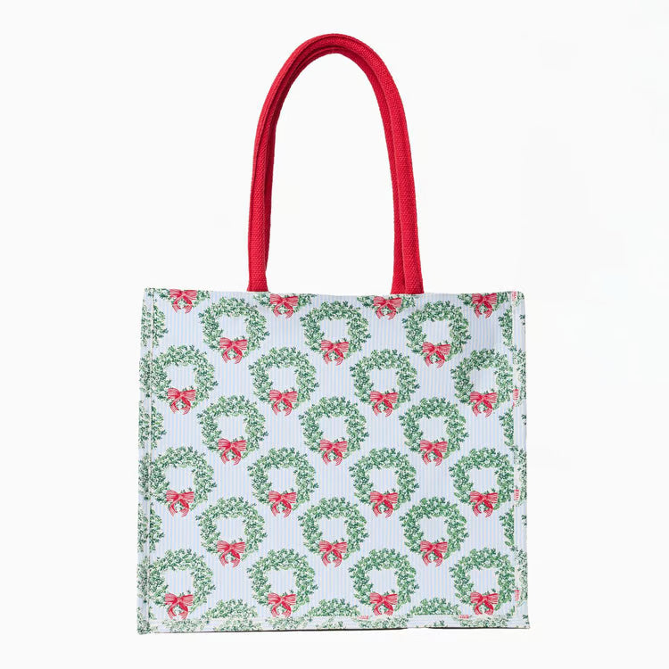 Wreath & Ribbon Everyday Essentials Tote