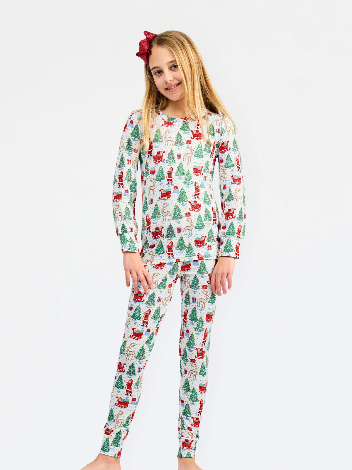 Tidings and Toile Kid Pajamas
