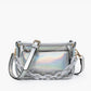 M2226CR Jessica Clear Crossbody w/ Chain: Orange