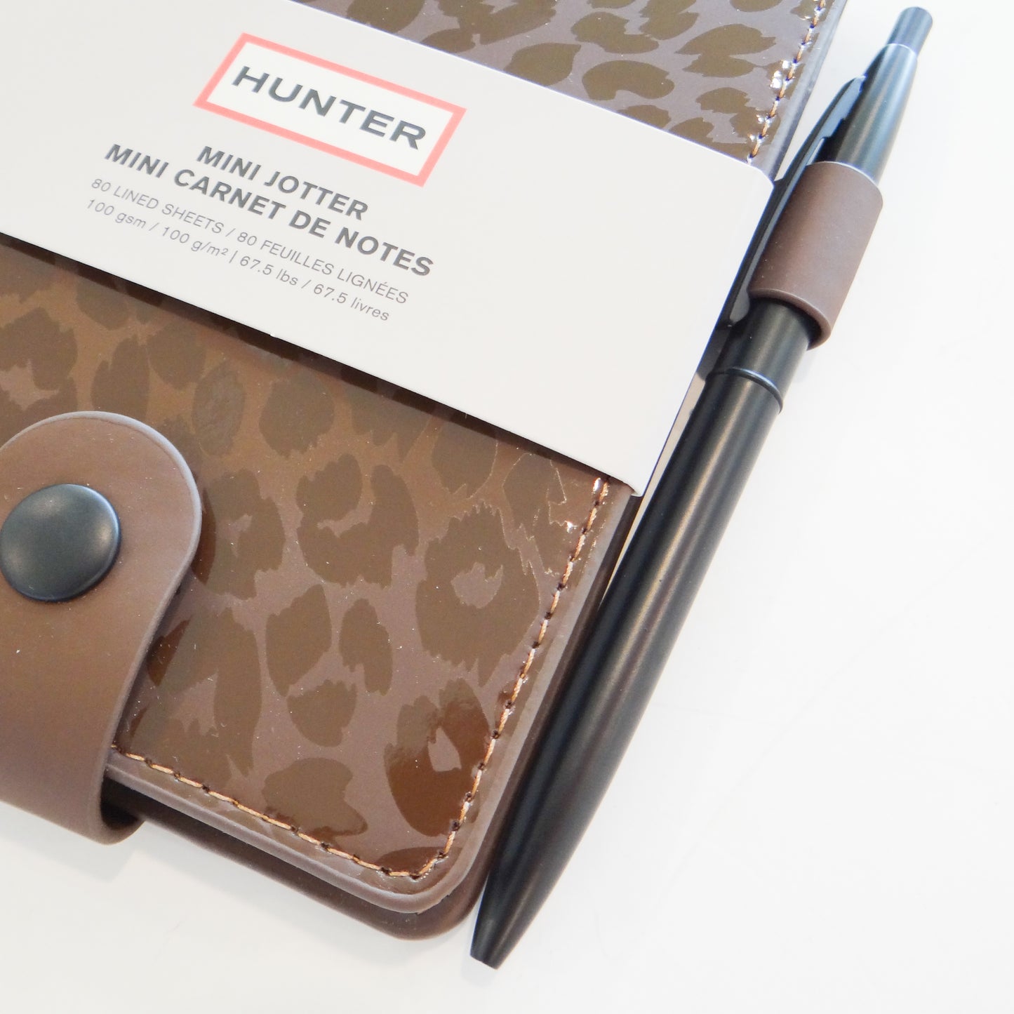 Hunter Umber Leopard Jotter