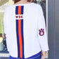 Auburn Power Stripe Sweater