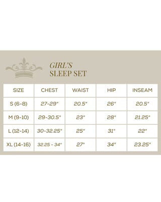 Girls Nutcracker Trellis Pajama Set