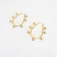 Allison Studded Teardrop Earrings