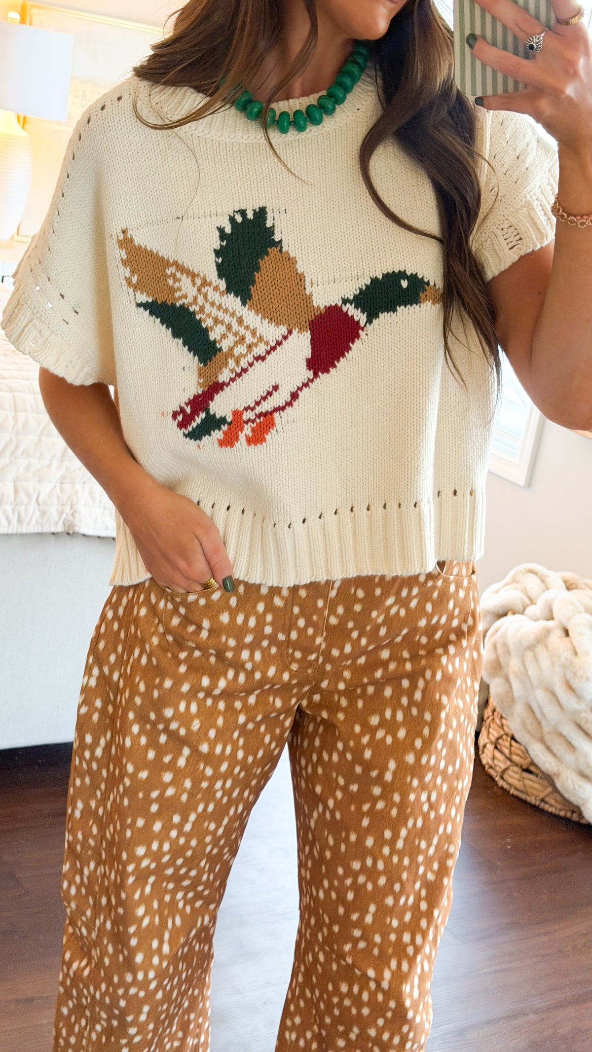 Flying South Sleeveless Sweater