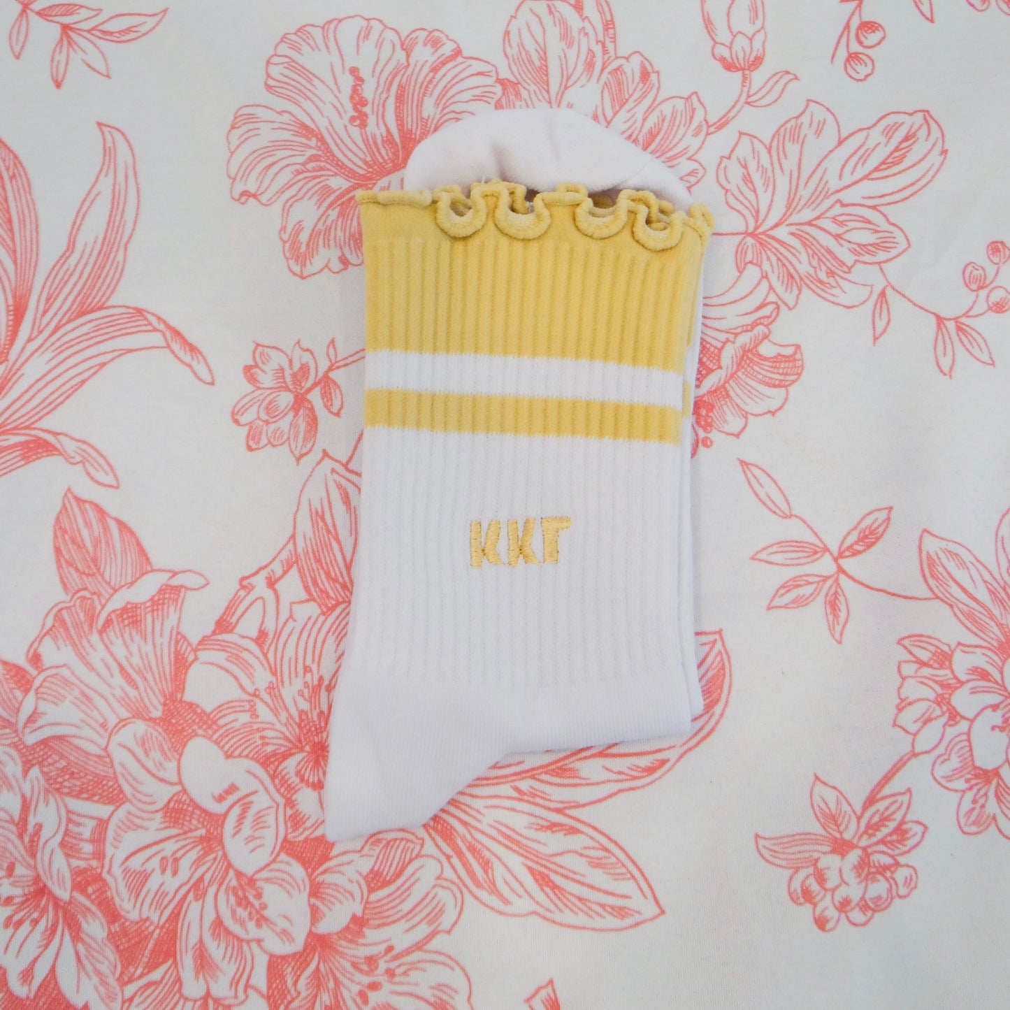 Sorority Lettuce Edge Socks