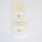 Teleties Coconut White Flat Hair Clip