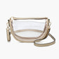M2729 Peyton Clear Banana Crossbody Bag: Orange