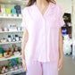 Pink Pinstripe Sleep Shirt