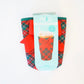 Christmas Plaid Large Iced Cup Coolie