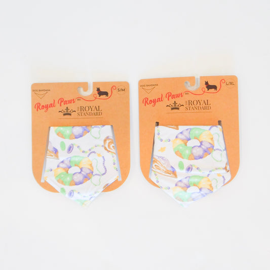 King Cake Love Dog Bandana