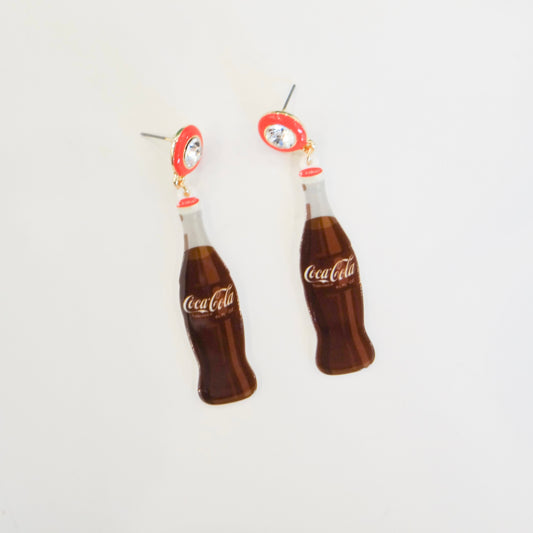Vintage Coke Bottle Earrings
