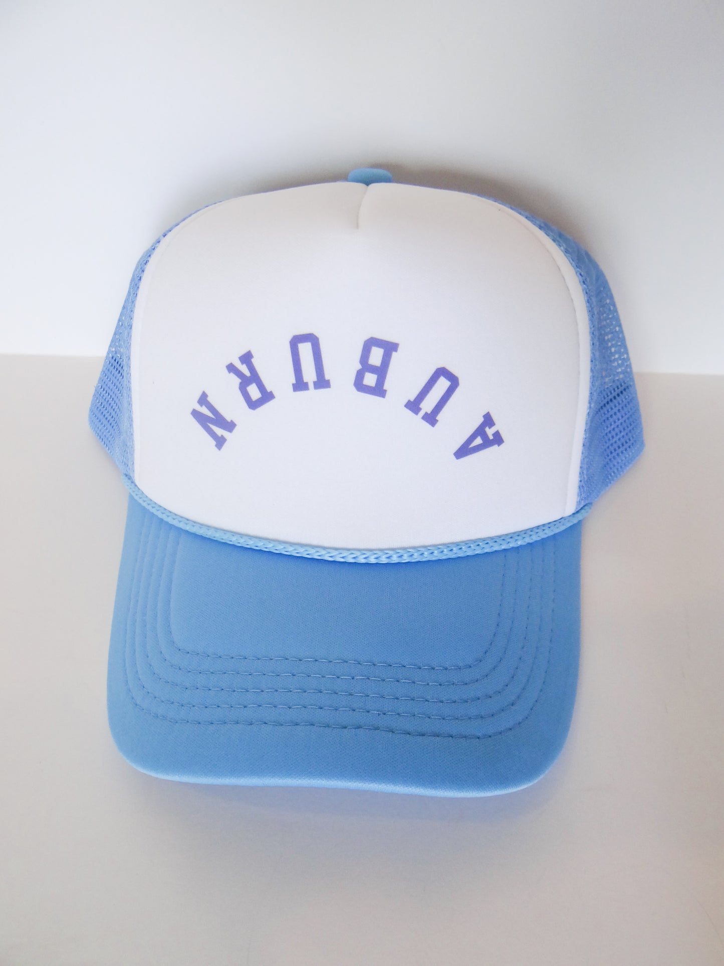 Upside Down Auburn Trucker Hat