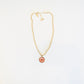 Auburn Disc Necklace