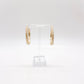 Gold Arrow Hoops
