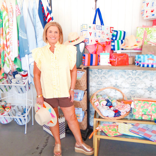 Limoncello Stripe Top