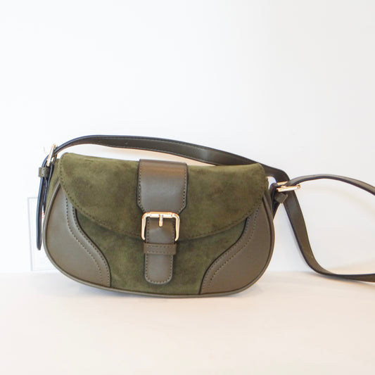 Duffy Suede Shoulder Bag