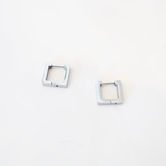 Earring of the Week 11/24: Silver Square Hoops