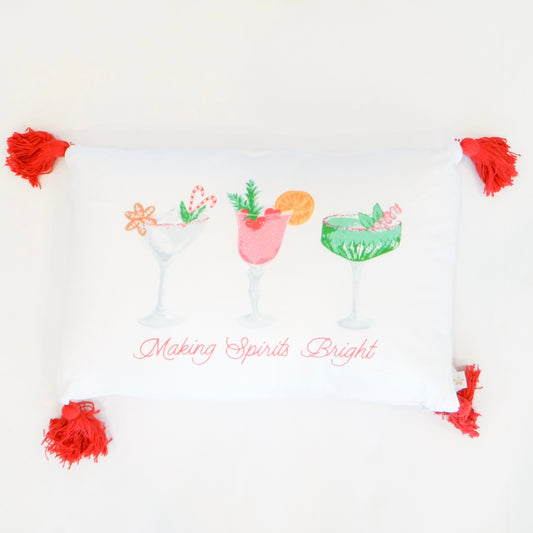 Fizz the Season Pillow