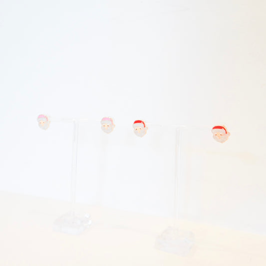 Christmas Santa Face Earrings