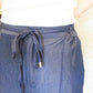 Dark Denim Pull On Pants