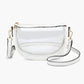 M2729 Peyton Clear Banana Crossbody Bag: Orange