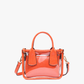 M2225CR Stacey Clear Satchel w/ Inner Bag: Mauve