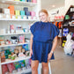 Navy Nights Mini Dress