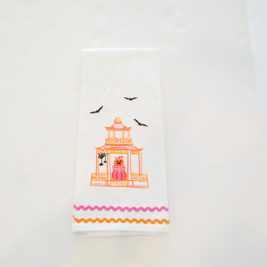 Haunted Pagodas Hand Towels