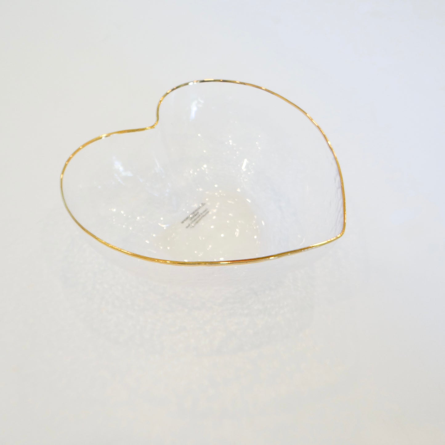 Heart Glass Bowl