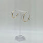 Multi Metal Twist Hoops
