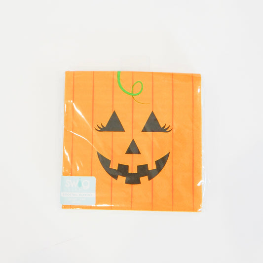 Boo Crew Pumpkin Cocktail Napkins