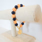Auburn Beaded Pendant Bracelet
