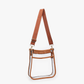 M2168CR Posie Clear Crossbody w/ Vegan Leather: Sand