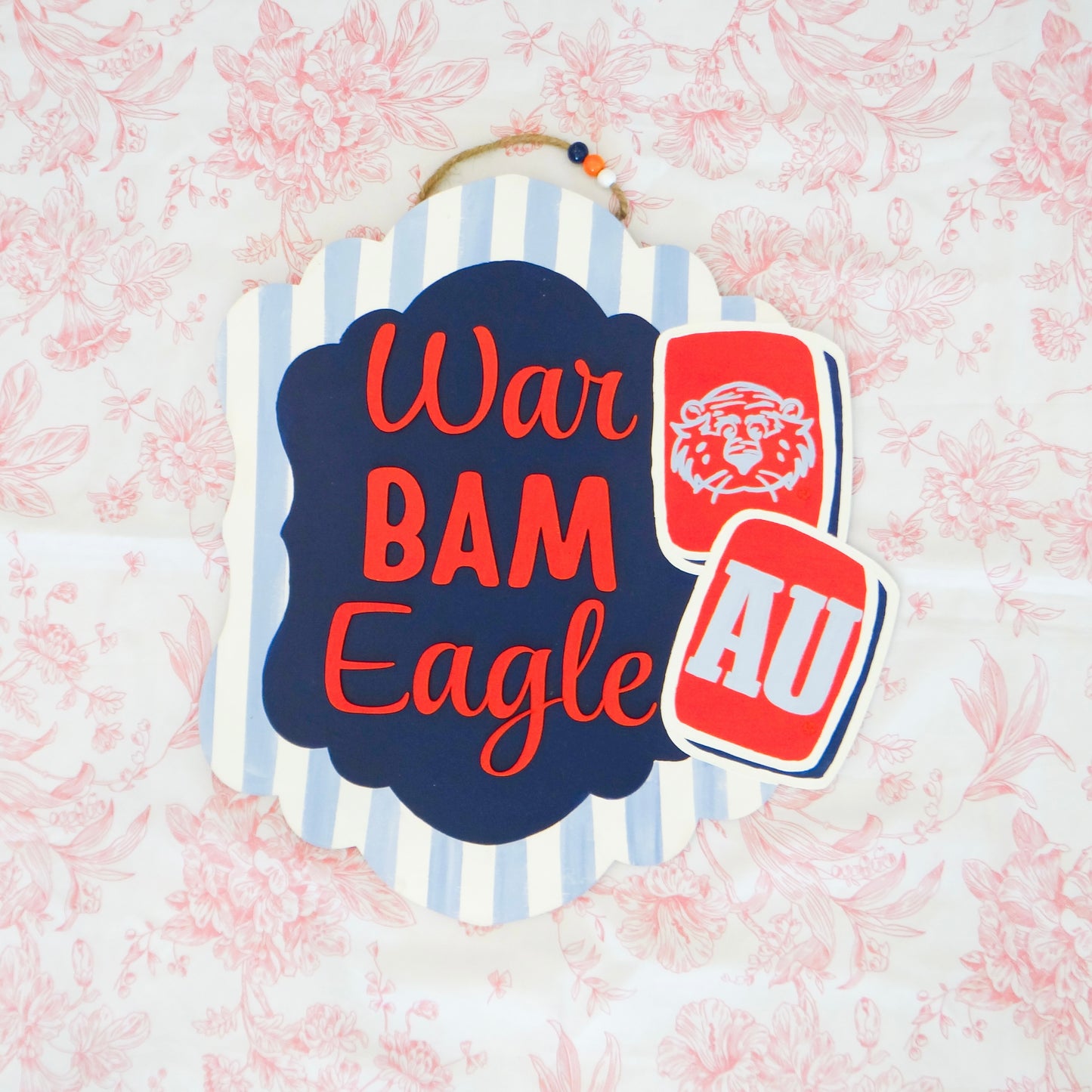War Bam Eagle Door Hanger